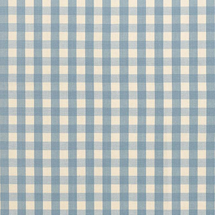 Elton Cotton Check Chambray 63058 by Schumacher Fabric Revisits Of Popular Patterns 1.25" - Fabric Carolina -