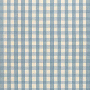 Elton Cotton Check Chambray 63058 by Schumacher Fabric
