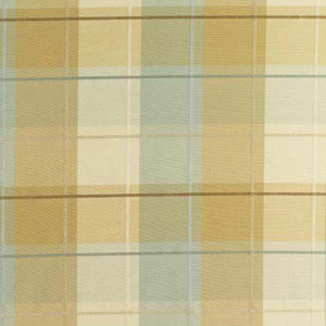 Coin Silk Plaid Aqua 63361 by Schumacher Fabric