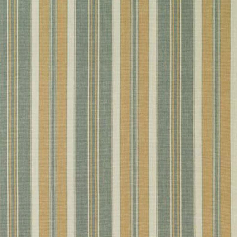 Hudson Stripe Aqua 63432 by Schumacher Fabric Chroma 4.62" - Fabric Carolina -