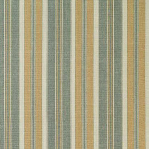 Hudson Stripe Aqua 63432 by Schumacher Fabric