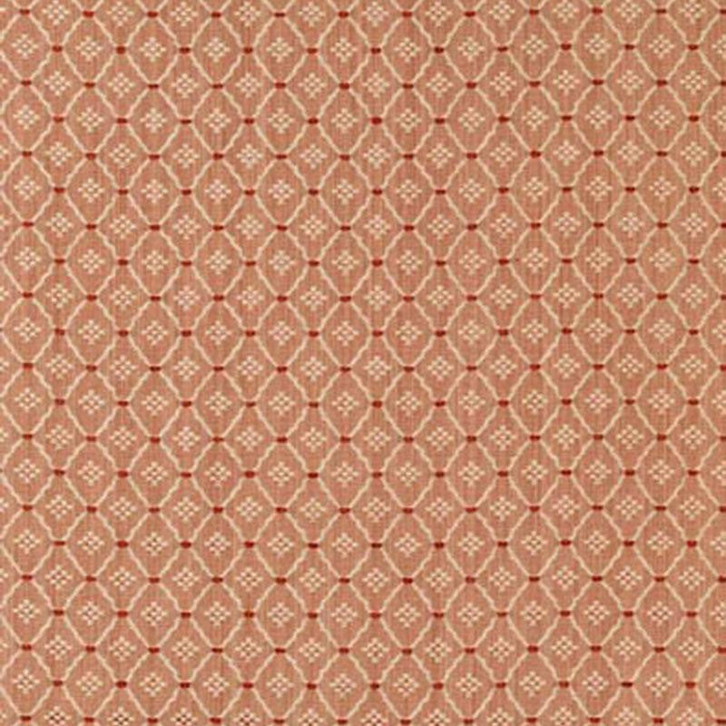 Clifton Cotton Strie Coral 63523 by Schumacher Fabric Chroma 1.12" - Fabric Carolina -