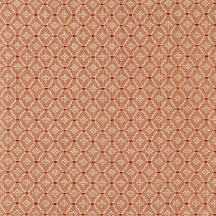 Clifton Cotton Strie Coral 63523 by Schumacher Fabric Chroma 1.12" - Fabric Carolina -