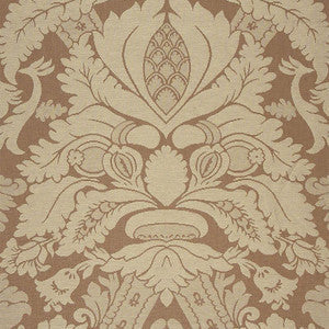 Fitzroy Linen Damask Camel 63592 by Schumacher Fabric