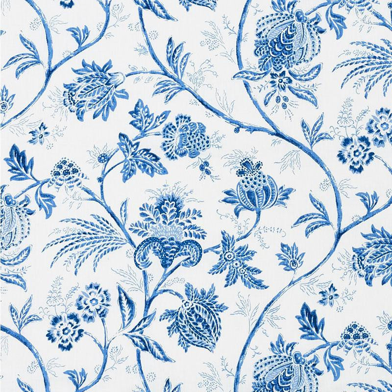 Chinoiserie Vine Cobalt 176491 by Schumacher Fabric Mark D. Sikes 18.0" - Fabric Carolina -