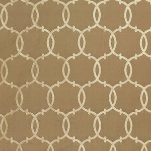 Silk Tracery Mocha 63710 by Schumacher Fabric