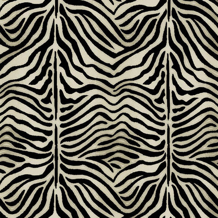 Ze'Bre Pingl Java/Ivory 43492 by Schumacher Fabric Animal Prints & Wovens 25.75" - Fabric Carolina -