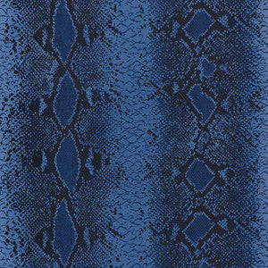 Snake Charmer Cobalt 5008182 by Schumacher Wallpaper