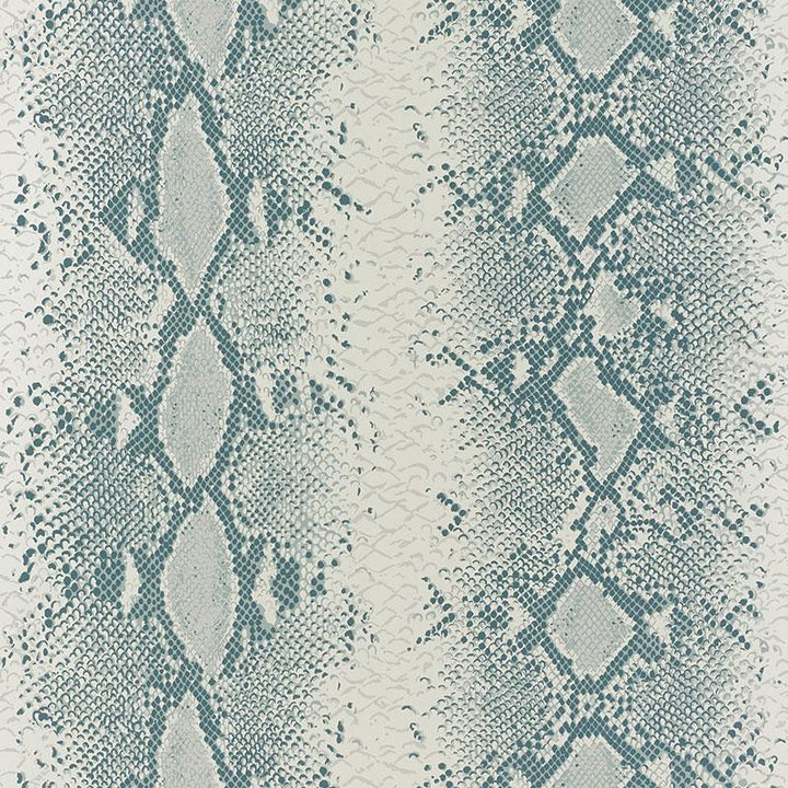 Snake Charmer Mineral 5008183 by Schumacher Wallpaper Animal Prints & Wovens 27.0" - Fabric Carolina -