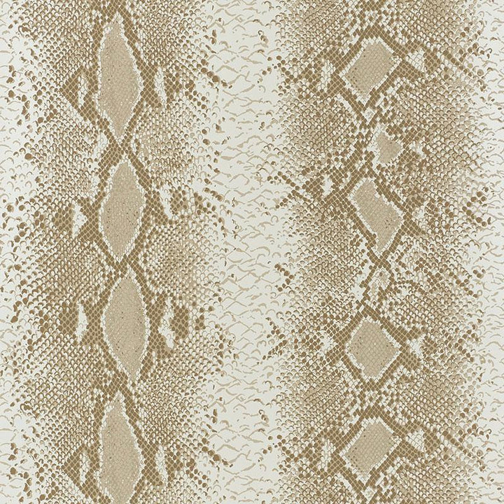 Snake Charmer Sand 5008181 by Schumacher Wallpaper Animal Prints & Wovens 27.0" - Fabric Carolina -
