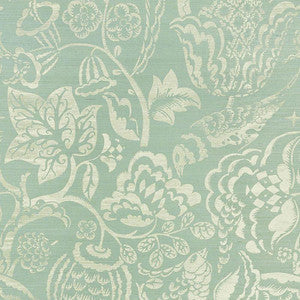 Uccello Sisal Sky 5008262 by Schumacher Wallpaper