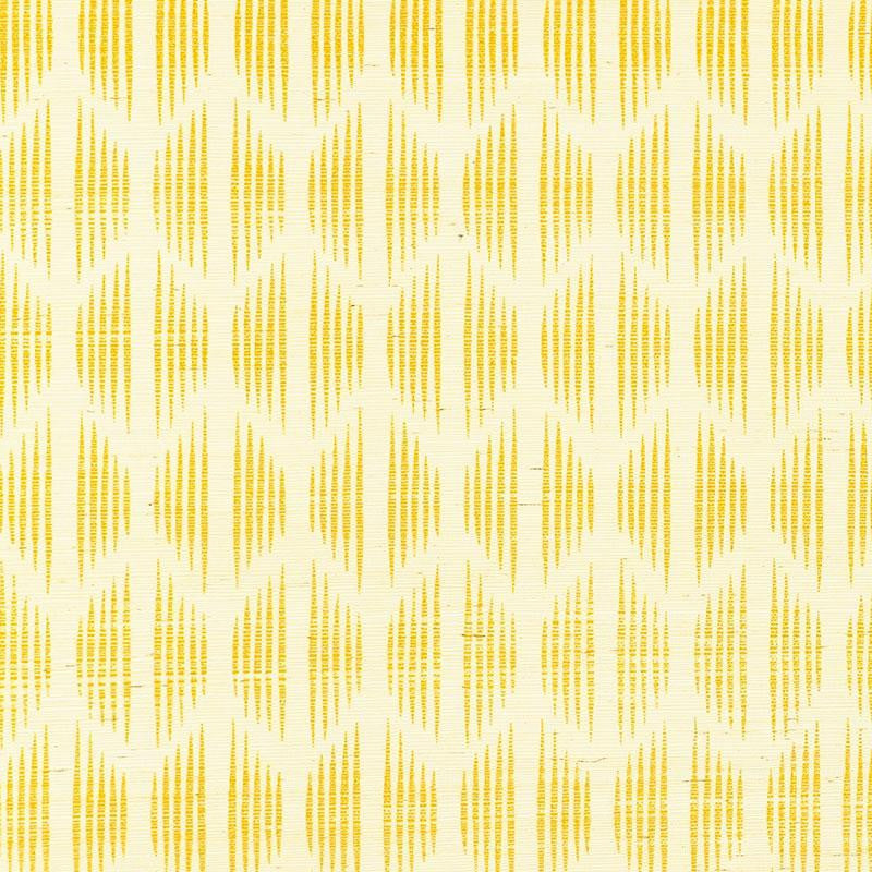 Ovington Sisal Yellow 5008270 by Schumacher Wallpaper Aunaturel 33.38" - Fabric Carolina -