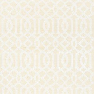 Imperial Trellis Sisal Ivory 5008350 by Schumacher Wallpaper