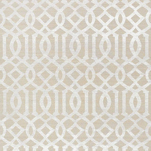 Imperial Trellis Sisal Sand 5008351 by Schumacher Wallpaper