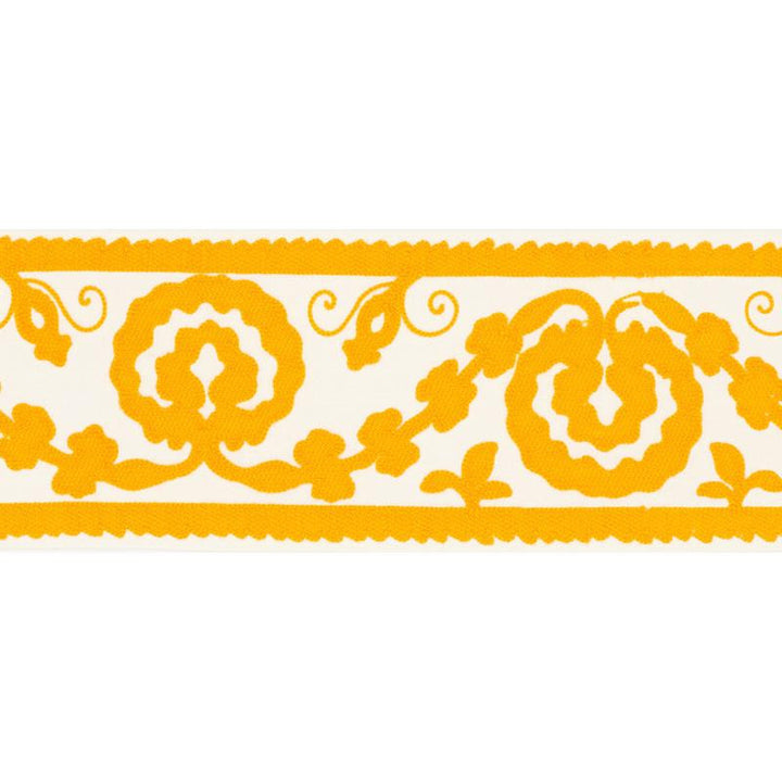 Ashbury Tape Yellow 70590 by Schumacher Trim Couture Trims - Fabric Carolina -