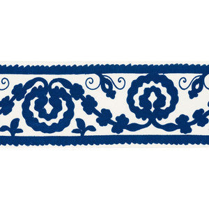 Ashbury Tape Blue 70594 by Schumacher Trim