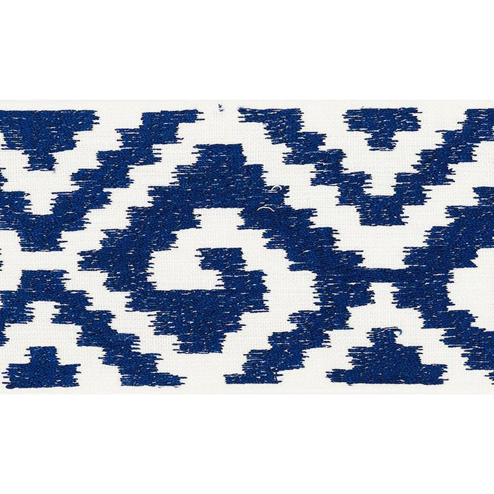 Fillmore Tape Blue 70606 by Schumacher Trim Couture Trims 7.62" - Fabric Carolina -