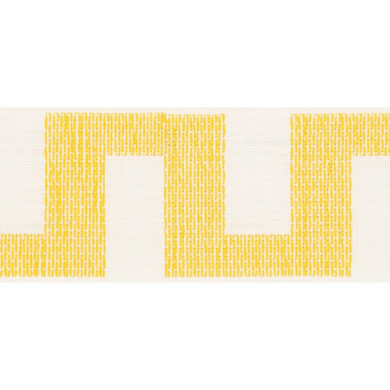 Matrix Tape Yellow 70611 by Schumacher Trim Happy Together Ii 3.75" - Fabric Carolina -