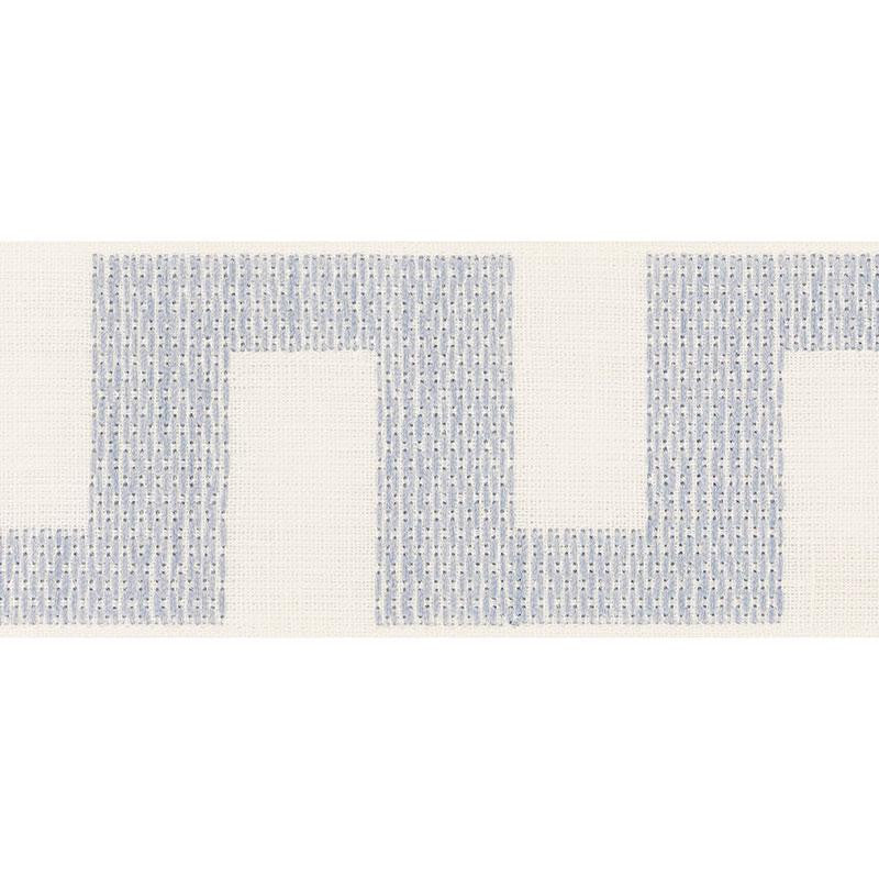 Matrix Tape Sky 70613 by Schumacher Designer Trim Happy Together 3.75" - Swanky Fabrics -