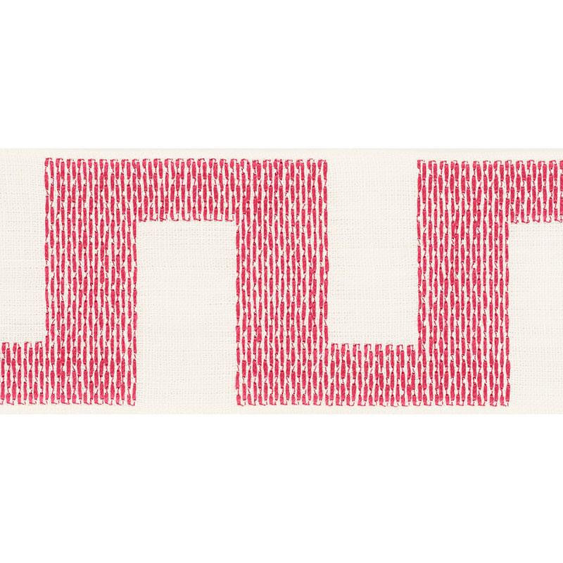 Matrix Tape Fuchsia 70614 by Schumacher Trim Happy Together 3.75" - Fabric Carolina -