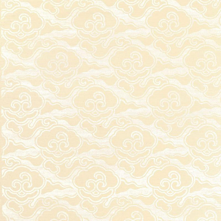 Cirrus Clouds Sisal Blanched 5006061 by Schumacher Wallpaper Celerie Kemble 11.25" - Fabric Carolina -