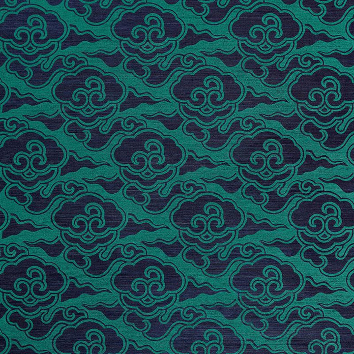 Cirrus Clouds Sisal Plume 5006063 by Schumacher Designer Wallpaper Celerie Kemble 11.25" - Swanky Fabrics -