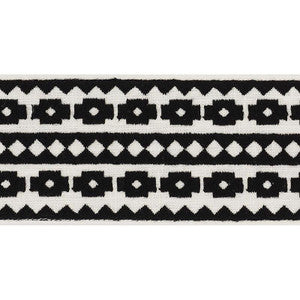 Talitha Tape Black 70642 by Schumacher Trim