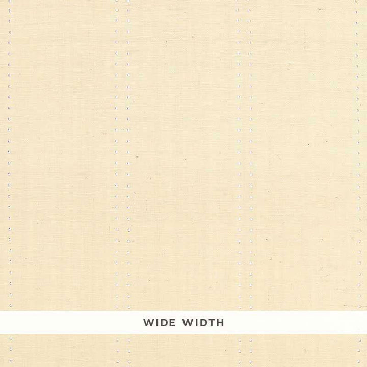 Stud Stripe Ivory / Silver 5006110 by Schumacher Wallpaper Celerie Kemble 10.88" - Fabric Carolina -