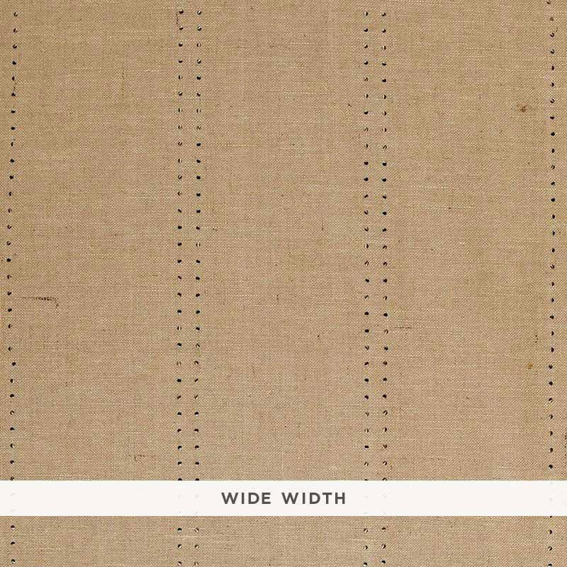 Stud Stripe Natural / Bronze 5006111 by Schumacher Wallpaper Celerie Kemble 10.88" - Fabric Carolina -