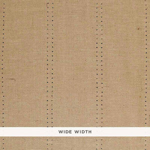 Stud Stripe Natural / Bronze 5006111 by Schumacher Wallpaper