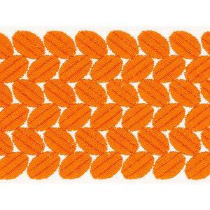 Berkeley Tape Wide Orange 70651 by Schumacher Trim