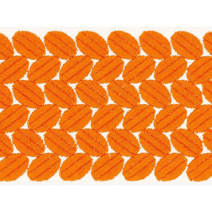 Berkeley Tape Wide Orange 70651 by Schumacher Trim Happy Together Ii 1.0" - Fabric Carolina -