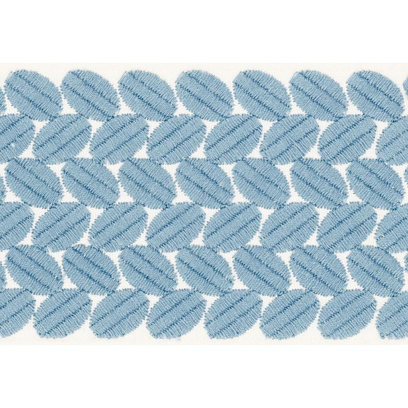 Berkeley Tape Wide Sky 70653 by Schumacher Trim Happy Together Ii 1.0" - Fabric Carolina -