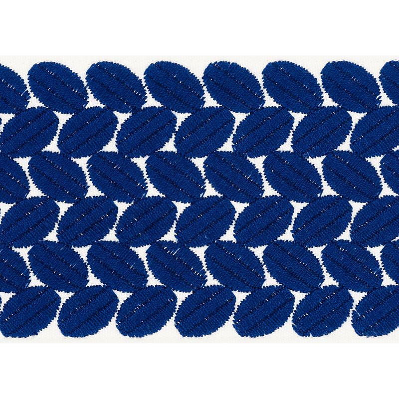 Berkeley Tape Wide Blue 70654 by Schumacher Trim Happy Together Ii 1.0" - Fabric Carolina -