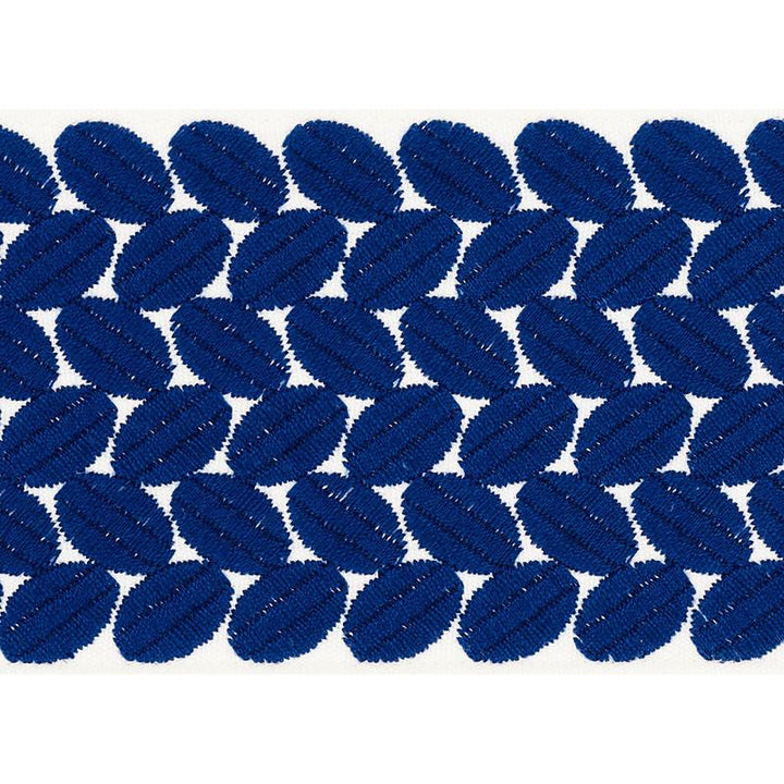 Berkeley Tape Wide Blue 70654 by Schumacher Trim Happy Together Ii 1.0" - Fabric Carolina -