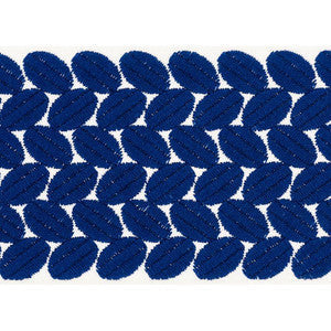 Berkeley Tape Wide Blue 70654 by Schumacher Trim