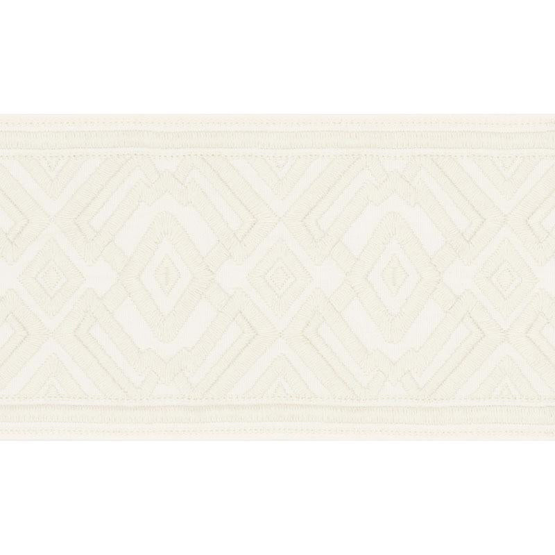 Avalon Tape Ivory 70660 by Schumacher Designer Trim Couture Trims 5.5" - Swanky Fabrics -