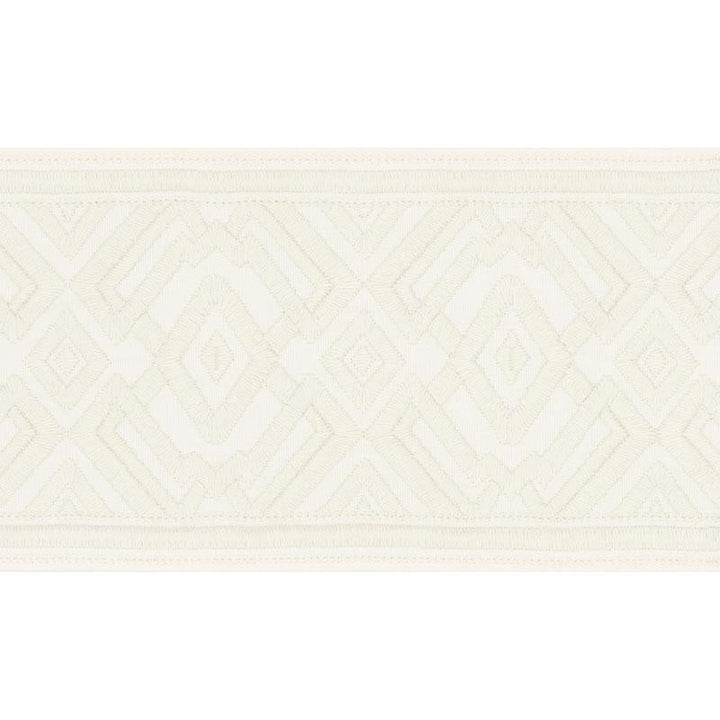 Avalon Tape Ivory 70660 by Schumacher Designer Trim Couture Trims 5.5" - Swanky Fabrics -