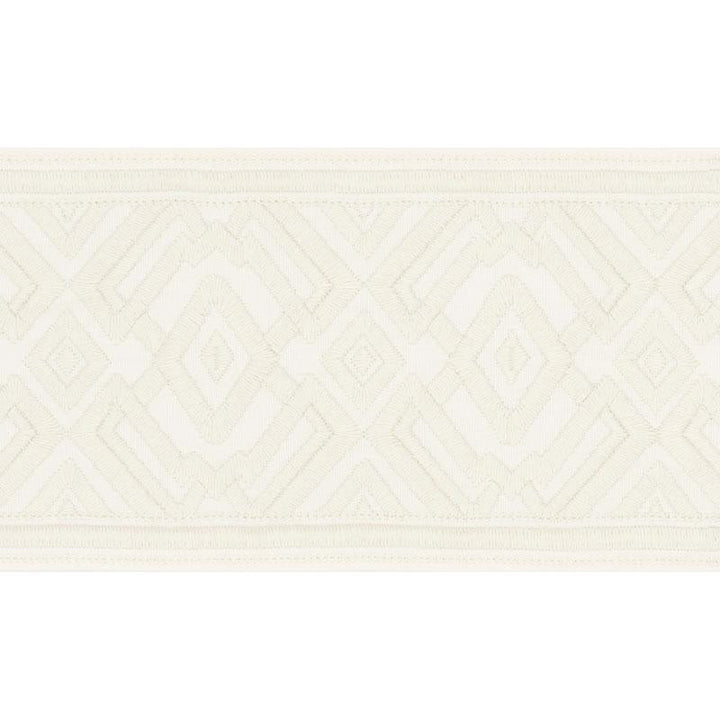 Avalon Tape Ivory 70660 by Schumacher Trim Couture Trims 5.5" - Fabric Carolina -