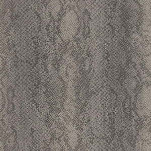 Cody Snakeskin Smoke 5006232 by Schumacher Wallpaper