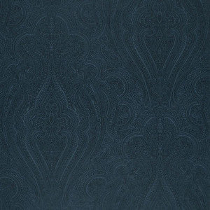 Breckenridge Paisley Lapis 5006241 by Schumacher Wallpaper