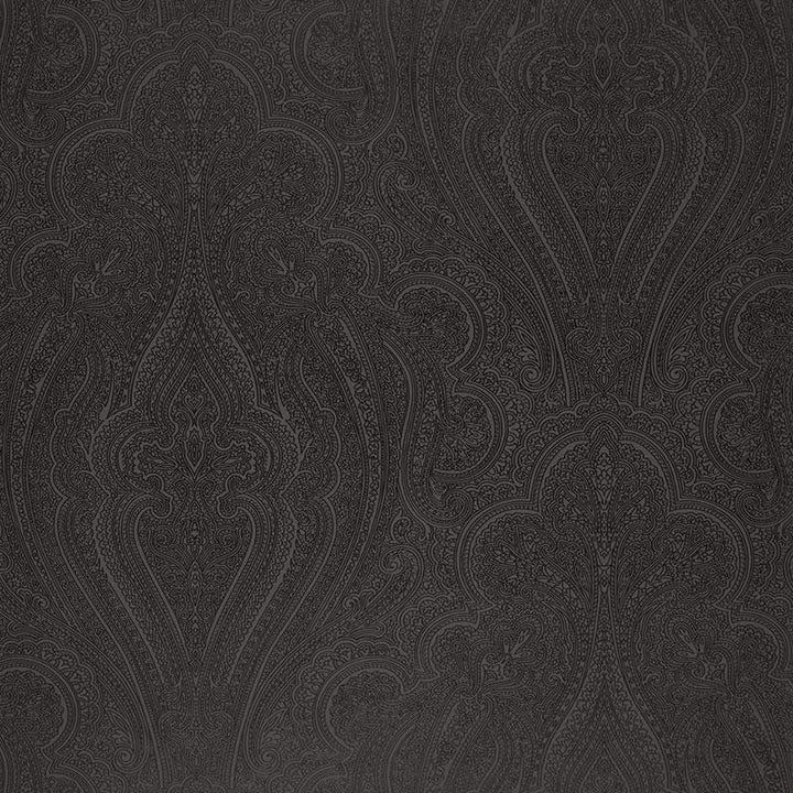 Breckenridge Paisley Charcoal 5006243 by Schumacher Wallpaper Luxe Lodge 27.0" - Fabric Carolina -