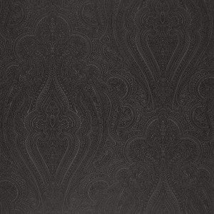 Breckenridge Paisley Charcoal 5006243 by Schumacher Wallpaper
