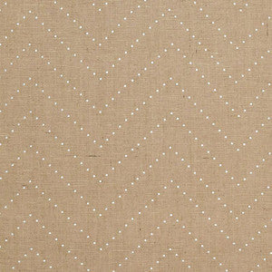 Colton Chevron Natural / Silver 5006280 by Schumacher Wallpaper