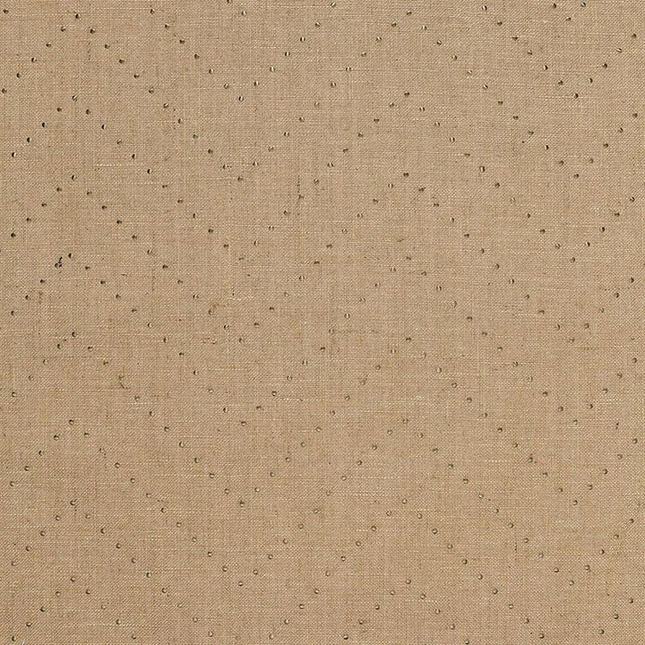 Colton Chevron Natural / Bronze 5006281 by Schumacher Wallpaper Celerie Kemble 16.25" - Fabric Carolina -