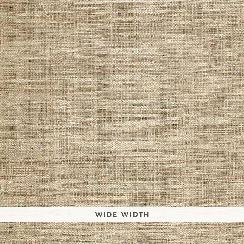Weston Raffia Weave Grey 5006201 by Schumacher Wallpaper Quiet Beauty - Fabric Carolina -