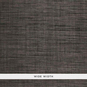 Weston Raffia Weave Charcoal 5006204 by Schumacher Wallpaper