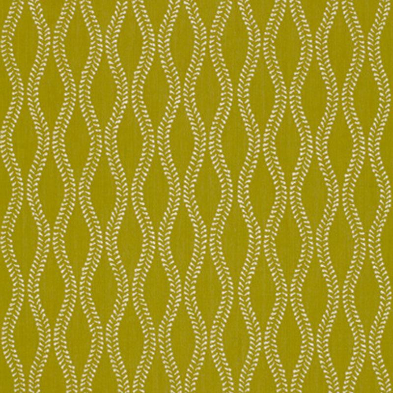 Undulation Chartreuse 64401 by Schumacher Fabric Tessera 13.75" - Fabric Carolina -