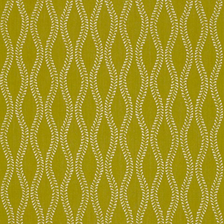Undulation Chartreuse 64401 by Schumacher Fabric Tessera 13.75" - Fabric Carolina -