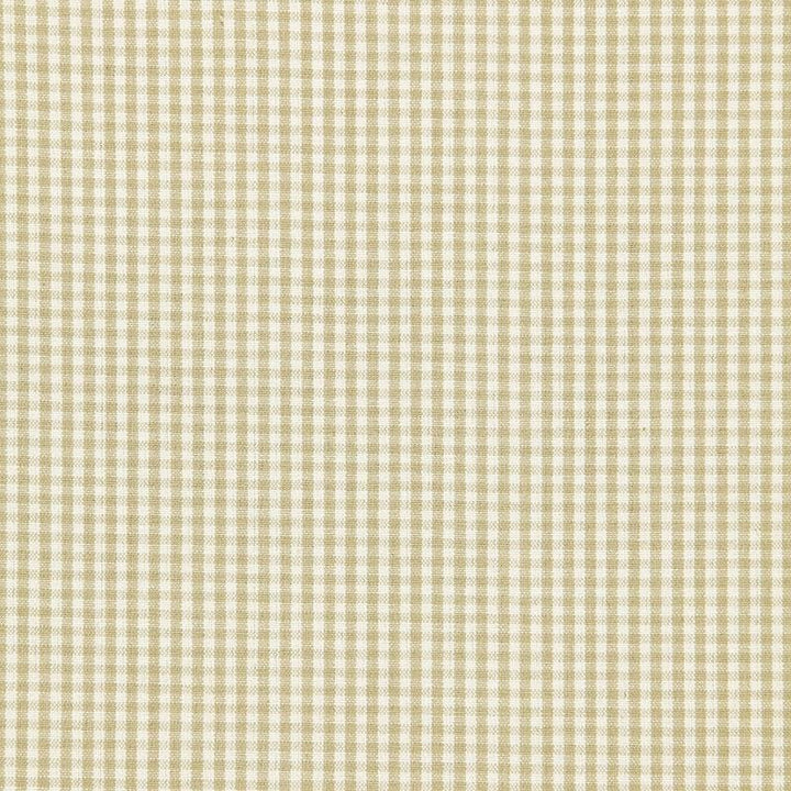 Barnet Cotton Check Flax 64620 by Schumacher Fabric Chroma - Fabric Carolina -